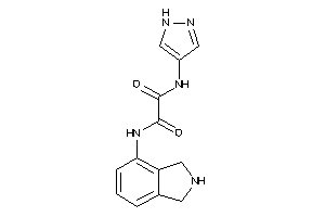 N'-isoindolin-4-yl-N-(1H-pyrazol-4-yl)oxamide