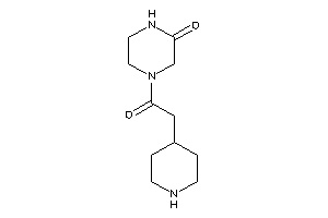 4-[2-(4-piperidyl)acetyl]piperazin-2-one