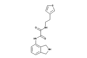 N'-isoindolin-4-yl-N-[2-(3-thienyl)ethyl]oxamide