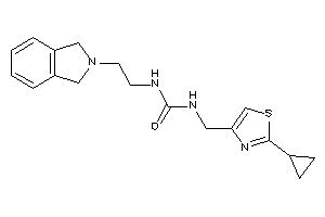 1-[(2-cyclopropylthiazol-4-yl)methyl]-3-(2-isoindolin-2-ylethyl)urea