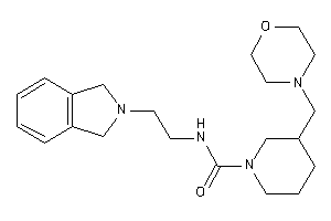 N-(2-isoindolin-2-ylethyl)-3-(morpholinomethyl)piperidine-1-carboxamide