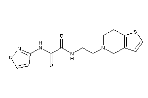 N-[2-(6,7-dihydro-4H-thieno[3,2-c]pyridin-5-yl)ethyl]-N'-isoxazol-3-yl-oxamide