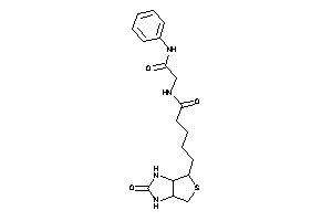 N-(2-anilino-2-keto-ethyl)-5-(2-keto-1,3,3a,4,6,6a-hexahydrothieno[3,4-d]imidazol-4-yl)valeramide