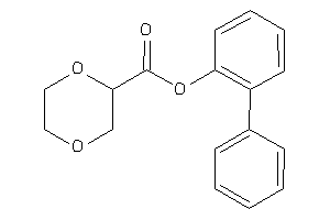 1,4-dioxane-2-carboxylic Acid (2-phenylphenyl) Ester