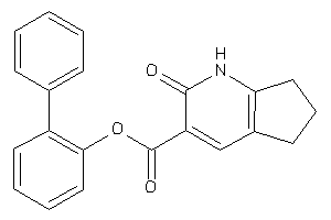 Image of 2-keto-1,5,6,7-tetrahydro-1-pyrindine-3-carboxylic Acid (2-phenylphenyl) Ester