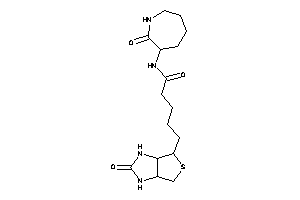 5-(2-keto-1,3,3a,4,6,6a-hexahydrothieno[3,4-d]imidazol-4-yl)-N-(2-ketoazepan-3-yl)valeramide