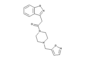 2-indoxazen-3-yl-1-[4-(isoxazol-5-ylmethyl)piperazino]ethanone