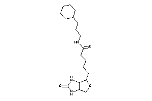 N-(3-cyclohexylpropyl)-5-(2-keto-1,3,3a,4,6,6a-hexahydrothieno[3,4-d]imidazol-4-yl)valeramide