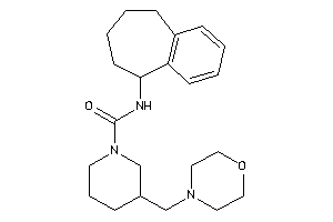 3-(morpholinomethyl)-N-(6,7,8,9-tetrahydro-5H-benzocyclohepten-9-yl)piperidine-1-carboxamide