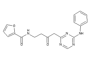 N-[4-(4-anilino-s-triazin-2-yl)-3-keto-butyl]-2-furamide