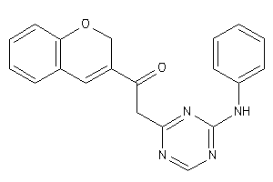 2-(4-anilino-s-triazin-2-yl)-1-(2H-chromen-3-yl)ethanone