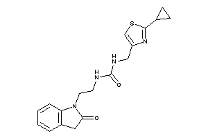 1-[(2-cyclopropylthiazol-4-yl)methyl]-3-[2-(2-ketoindolin-1-yl)ethyl]urea