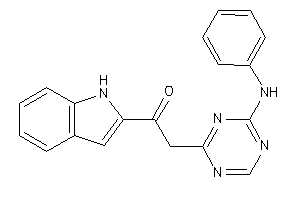 2-(4-anilino-s-triazin-2-yl)-1-(1H-indol-2-yl)ethanone