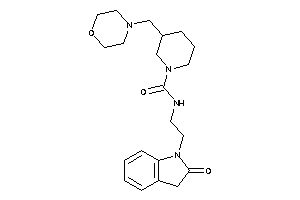 N-[2-(2-ketoindolin-1-yl)ethyl]-3-(morpholinomethyl)piperidine-1-carboxamide