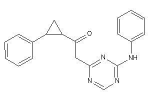 2-(4-anilino-s-triazin-2-yl)-1-(2-phenylcyclopropyl)ethanone