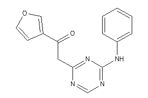 2-(4-anilino-s-triazin-2-yl)-1-(3-furyl)ethanone