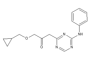 1-(4-anilino-s-triazin-2-yl)-3-(cyclopropylmethoxy)acetone