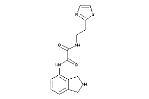 N'-isoindolin-4-yl-N-(2-thiazol-2-ylethyl)oxamide