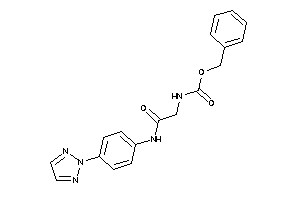 N-[2-keto-2-[4-(triazol-2-yl)anilino]ethyl]carbamic Acid Benzyl Ester