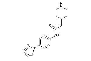 2-(4-piperidyl)-N-[4-(triazol-2-yl)phenyl]acetamide