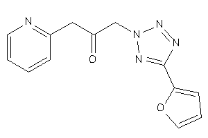 1-[5-(2-furyl)tetrazol-2-yl]-3-(2-pyridyl)acetone