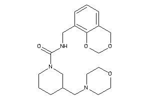 N-(4H-1,3-benzodioxin-8-ylmethyl)-3-(morpholinomethyl)piperidine-1-carboxamide