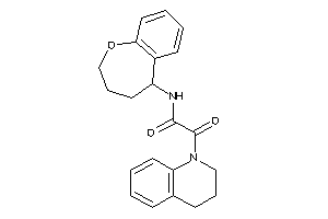 2-(3,4-dihydro-2H-quinolin-1-yl)-2-keto-N-(2,3,4,5-tetrahydro-1-benzoxepin-5-yl)acetamide