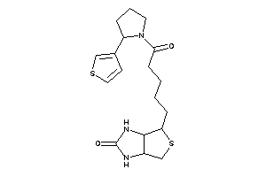 6-[5-keto-5-[2-(3-thienyl)pyrrolidino]pentyl]-1,3,3a,4,6,6a-hexahydrothieno[3,4-d]imidazol-2-one