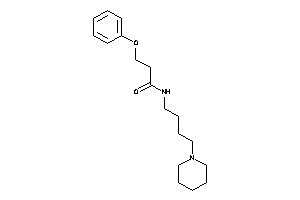 Image of 3-phenoxy-N-(4-piperidinobutyl)propionamide