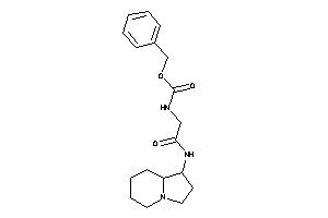 N-[2-(indolizidin-1-ylamino)-2-keto-ethyl]carbamic Acid Benzyl Ester