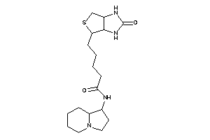 N-indolizidin-1-yl-5-(2-keto-1,3,3a,4,6,6a-hexahydrothieno[3,4-d]imidazol-4-yl)valeramide