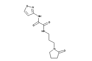 N'-isoxazol-3-yl-N-[3-(2-ketopyrrolidino)propyl]oxamide