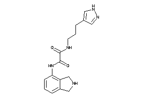 N'-isoindolin-4-yl-N-[3-(1H-pyrazol-4-yl)propyl]oxamide