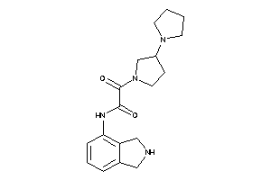 N-isoindolin-4-yl-2-keto-2-(3-pyrrolidinopyrrolidino)acetamide