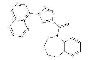 [1-(8-quinolyl)triazol-4-yl]-(2,3,4,5-tetrahydro-1-benzazepin-1-yl)methanone