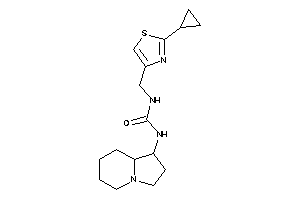 1-[(2-cyclopropylthiazol-4-yl)methyl]-3-indolizidin-1-yl-urea