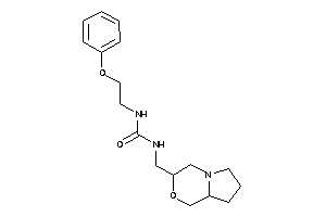 1-(3,4,6,7,8,8a-hexahydro-1H-pyrrolo[2,1-c][1,4]oxazin-3-ylmethyl)-3-(2-phenoxyethyl)urea