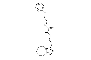 1-(2-phenoxyethyl)-3-[3-(6,7,8,9-tetrahydro-5H-[1,2,4]triazolo[4,3-a]azepin-3-yl)propyl]urea