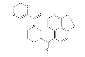 Acenaphthen-5-yl-[1-(2,3-dihydro-1,4-dioxine-5-carbonyl)-3-piperidyl]methanone