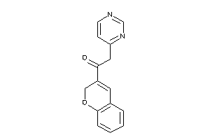 Image of 1-(2H-chromen-3-yl)-2-(4-pyrimidyl)ethanone