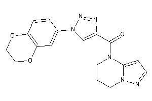 [1-(2,3-dihydro-1,4-benzodioxin-6-yl)triazol-4-yl]-(6,7-dihydro-5H-pyrazolo[1,5-a]pyrimidin-4-yl)methanone