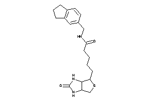 N-(indan-5-ylmethyl)-5-(2-keto-1,3,3a,4,6,6a-hexahydrothieno[3,4-d]imidazol-4-yl)valeramide