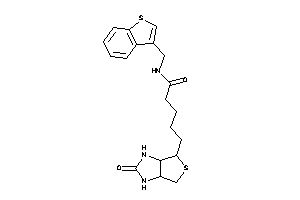 N-(benzothiophen-3-ylmethyl)-5-(2-keto-1,3,3a,4,6,6a-hexahydrothieno[3,4-d]imidazol-4-yl)valeramide