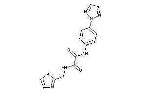 N-(thiazol-2-ylmethyl)-N'-[4-(triazol-2-yl)phenyl]oxamide