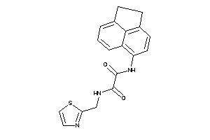 N'-acenaphthen-5-yl-N-(thiazol-2-ylmethyl)oxamide