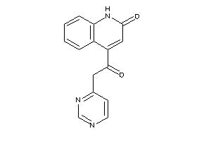 4-[2-(4-pyrimidyl)acetyl]carbostyril