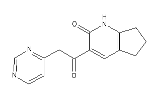 Image of 3-[2-(4-pyrimidyl)acetyl]-1,5,6,7-tetrahydro-1-pyrindin-2-one