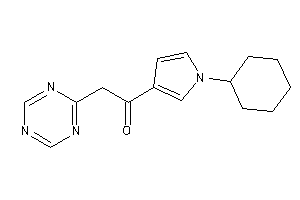 1-(1-cyclohexylpyrrol-3-yl)-2-(s-triazin-2-yl)ethanone