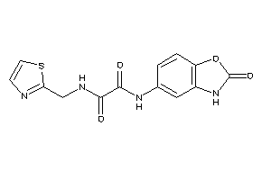 N'-(2-keto-3H-1,3-benzoxazol-5-yl)-N-(thiazol-2-ylmethyl)oxamide