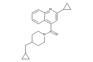 [4-(cyclopropylmethyl)piperidino]-(2-cyclopropyl-4-quinolyl)methanone